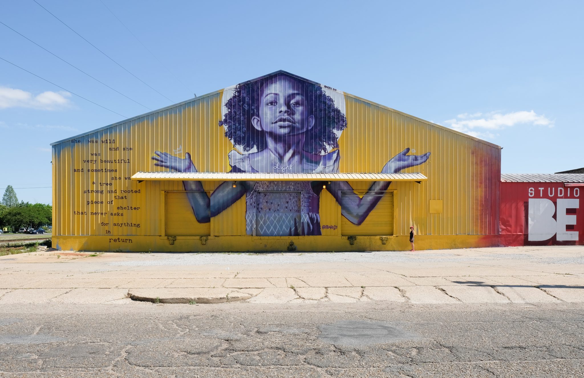 A mural by Brandan "B-Mike" Odums in New Orleans at Studio BE