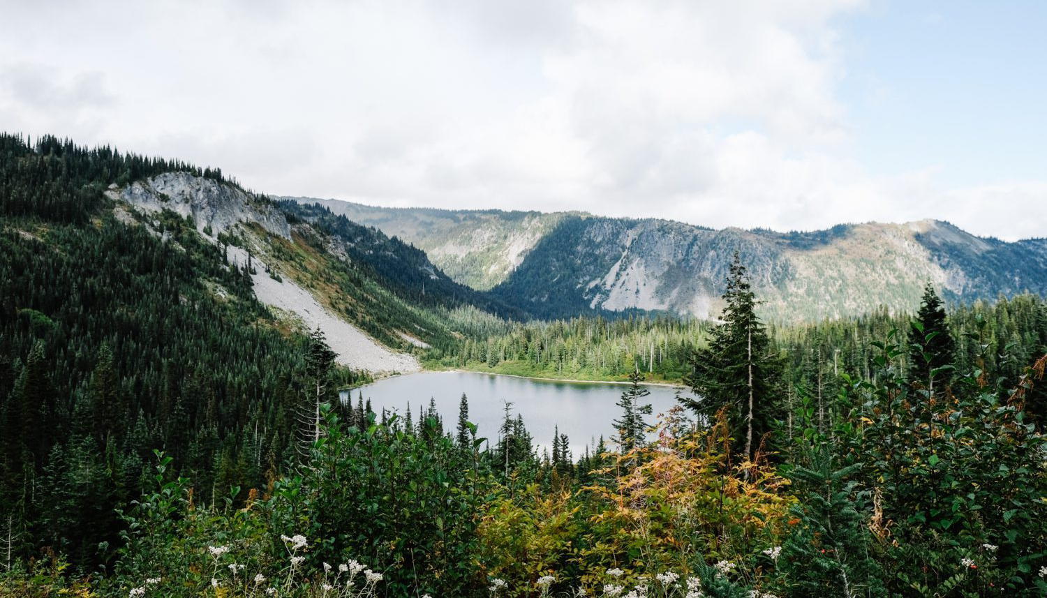 Louise Lake in Mount Rainier National Park